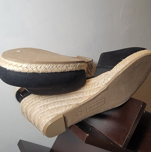 NWT ♡ Style & Co. Mailena Wedge Espadrille Sandals ♡ ankle strap with buckle ♡ - Picture 7 of 9